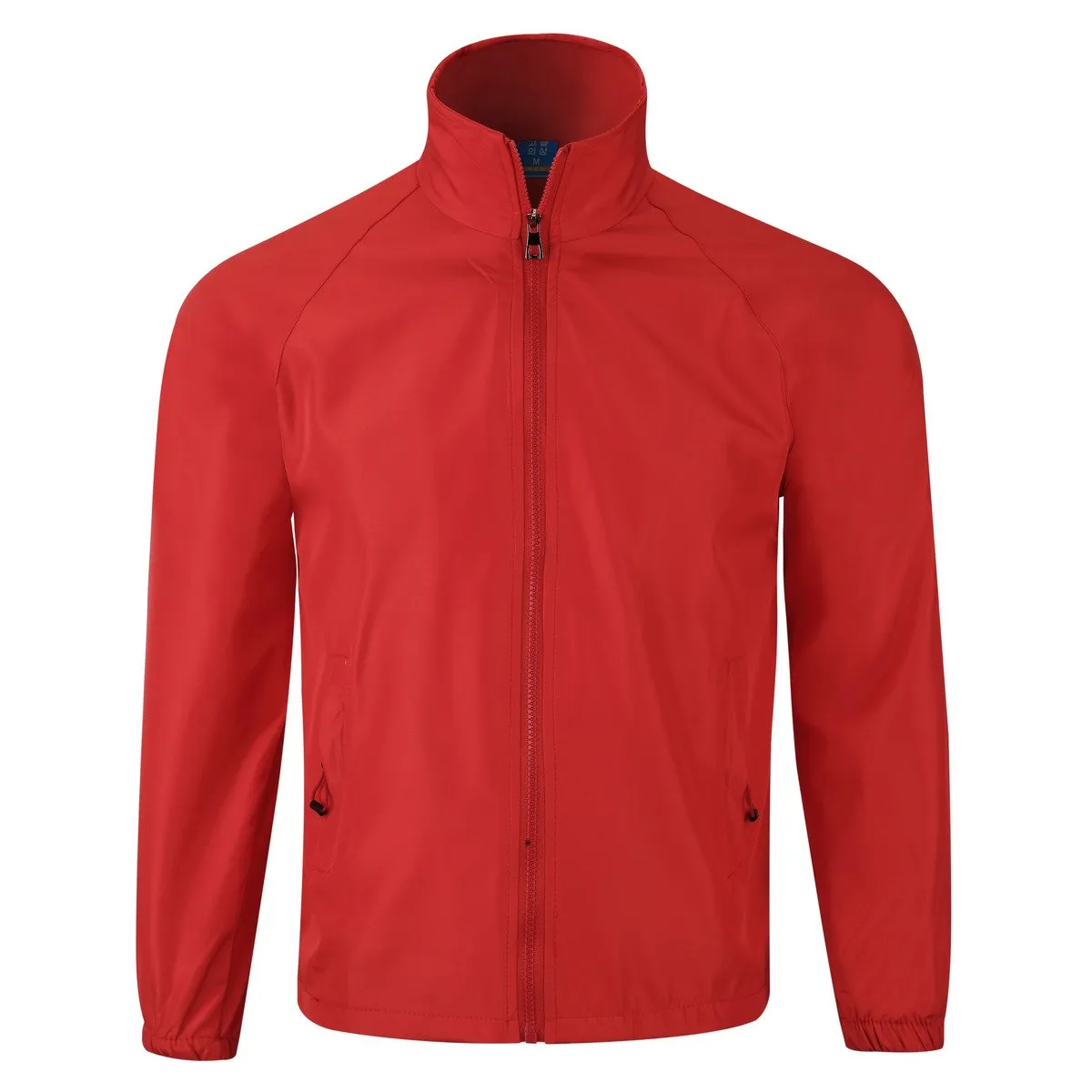 Zippered Long-Sleeved Windbreaker